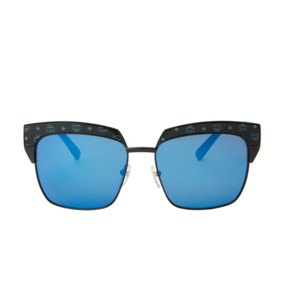 MCM 102S Black Logo Square Sunglasses